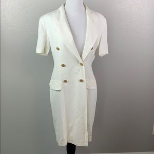 Vintage white dress suit